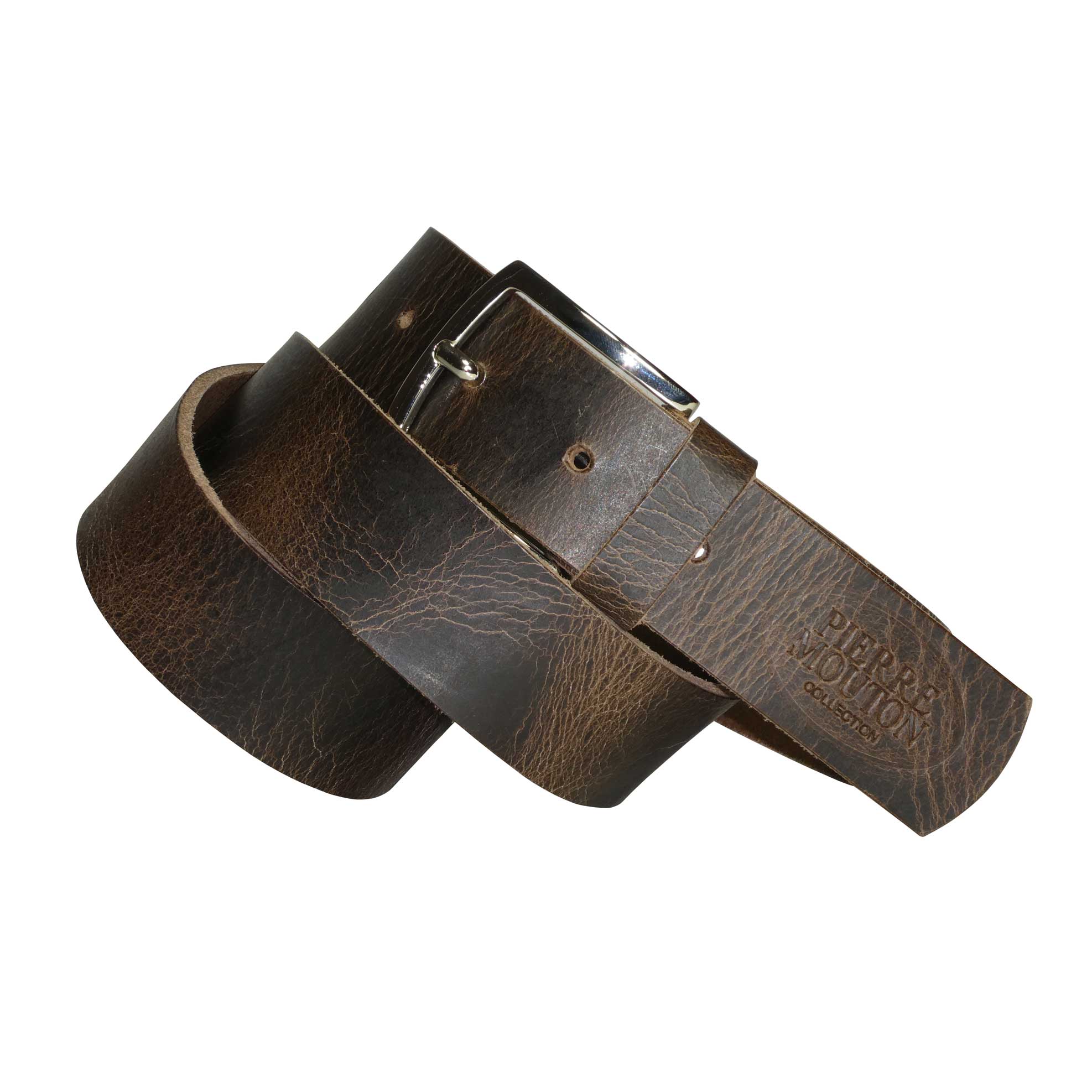 Gürtel aus Büffelleder Handgefertigt von Pierre Mouton
